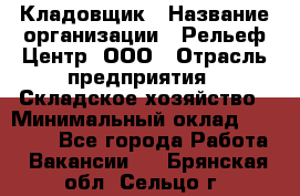 Кладовщик › Название организации ­ Рельеф-Центр, ООО › Отрасль предприятия ­ Складское хозяйство › Минимальный оклад ­ 28 000 - Все города Работа » Вакансии   . Брянская обл.,Сельцо г.